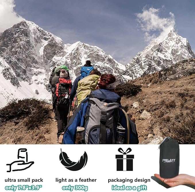 Frelaxy Sleeping Bag Liner, XL Travel Sheet & Camping Sheet for Backpacking, Hotel, Hostels & Traveling, Comfy & Easy Care, Full-Length Zipper/No Zipper