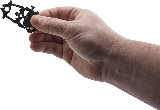 SOG MacV Tool SM1001 - Hardcased Black, 12 Tools in One: Bottle Opener, Screwdrivers