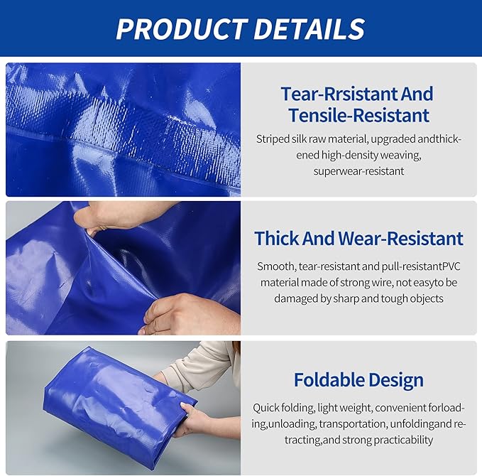 4000 L/1000 gal Water Bladder Storage Containers, Foldable Portable Water Tank Large Capacity Soft Water Bag, Drought Resistance, Fire Prevention, Emergency Water
