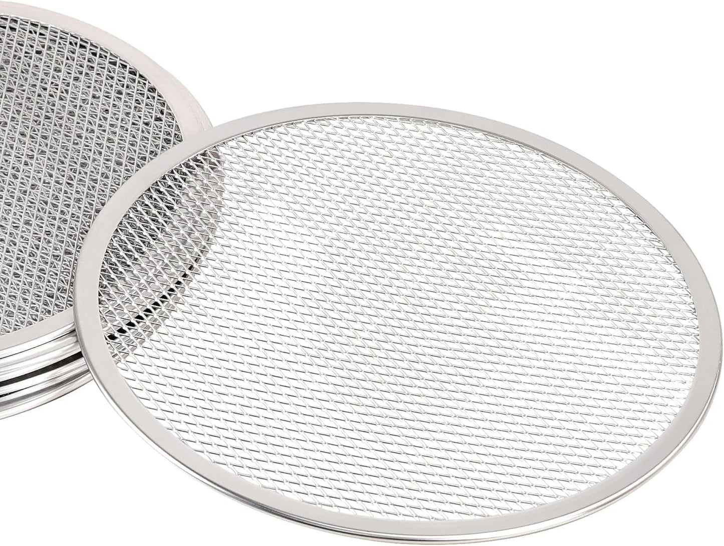 18-inch Aluminum Pizza Screen | Commercial Grade Pizza/Baking Screen for Oven | Pizza Baking Tray for Home And Restaurant | Round, Aluminum, 18-inch [1PK]