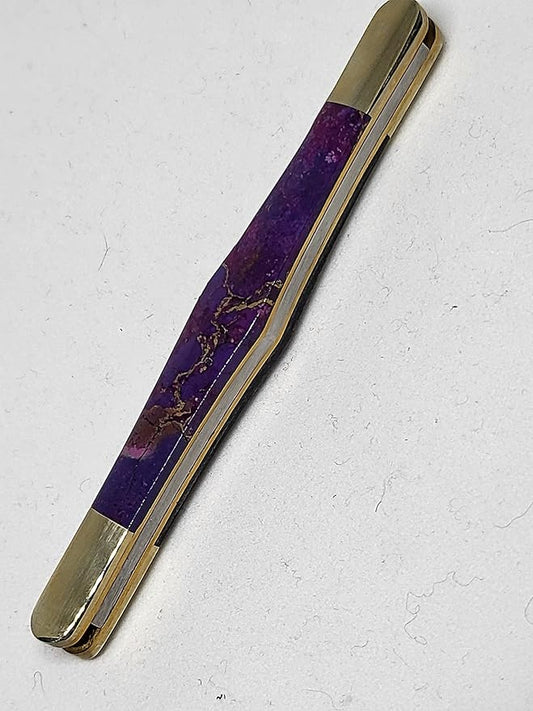 Solid Purple Tuxedo Knife