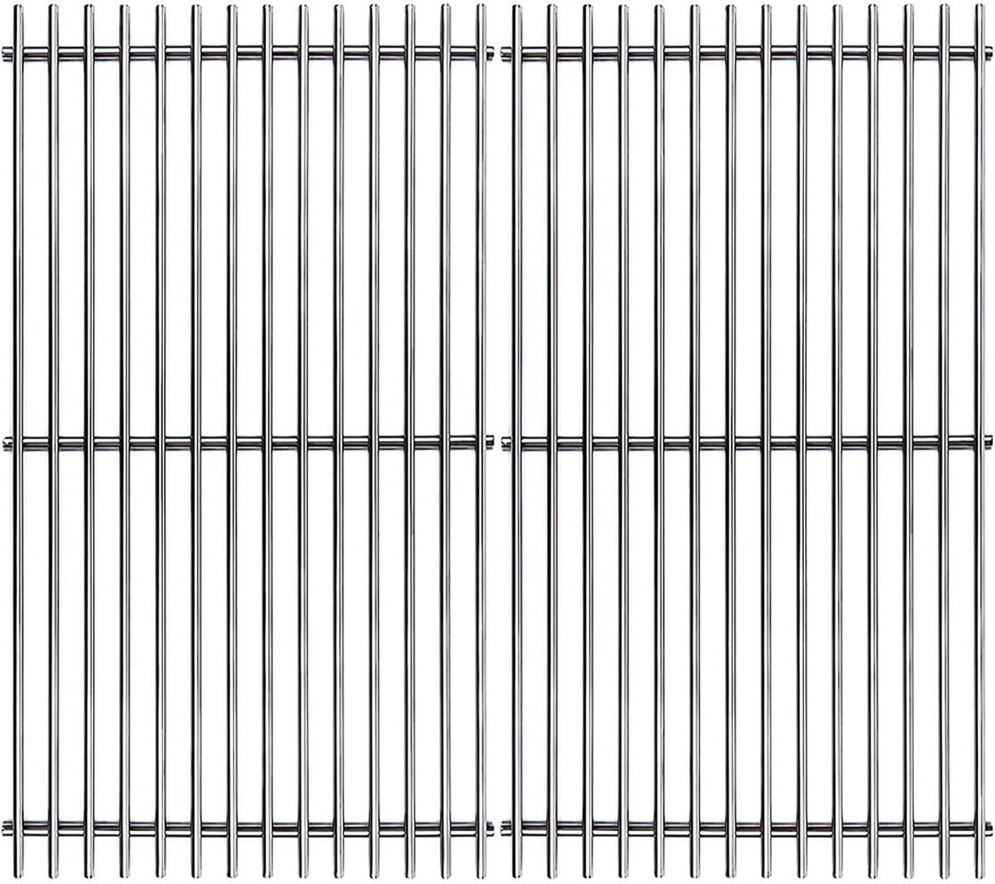 17.5" Stainless Steel 7639 Cooking Grates for Weber Spirit 300 Series, Spirit 700, Genesis Silver B/C, Genesis Gold B/C, Genesis Platinum B/C, Genesis 1000-3500, 7638
