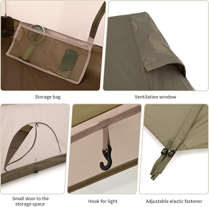 Naturehike Village Camping Tent,4/6/8 Person Tents for Camping, 60S Easy Setup Instant Tent for Family Camping, Car Camping