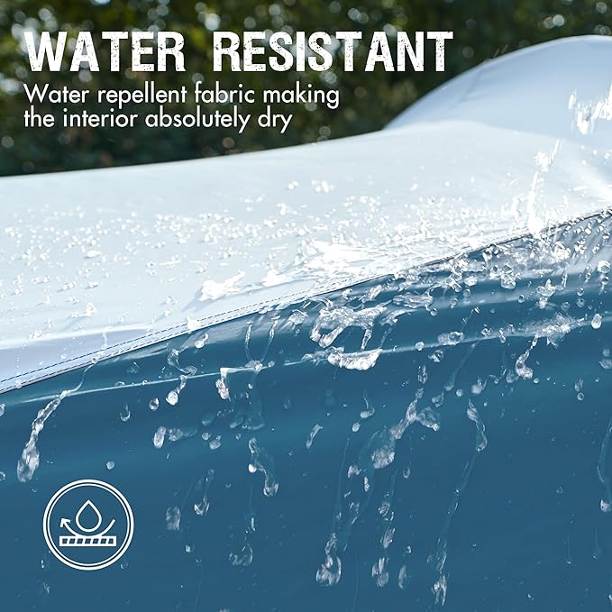 PORTAL 6/8/10 Person Family Camping Tent with Screen Room, Water Resistant Big Tunnel Tent with Rainfly, Large Family Tent for Outdoor Camping, Party