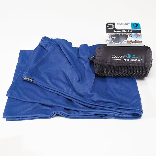 COCOON - Coolmax Travel Blanket | Compact Throw Blanket for Camping and Hiking | Fits in Backpack | Attaches to Luggage | Travel Essential | Fast Drying (Regular 70" x 55")