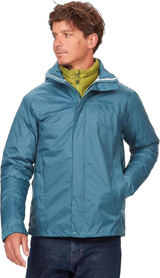 MARMOT Men's Precip Eco Waterproof Rain Jacket - 100% Recycled, Breathable, Lightweight, Packable Raincoat