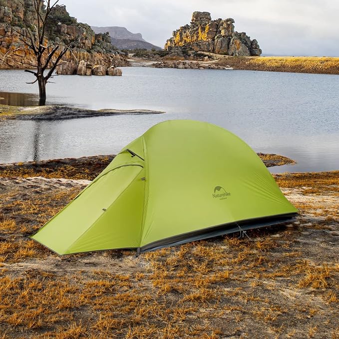 Naturehike Cloud-Up 1 Person Tent, Lightweight Backpacking Tents for One Man, Waterproof Ultralight One Person Tent for Camping Hiking Backpacking