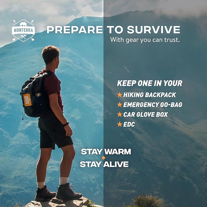 Emergency Survival Bivvy, Sleeping Bag, Hiking Essentials, Bivy Sack, Outdoor Gear and Equipment, Camping Accessories.