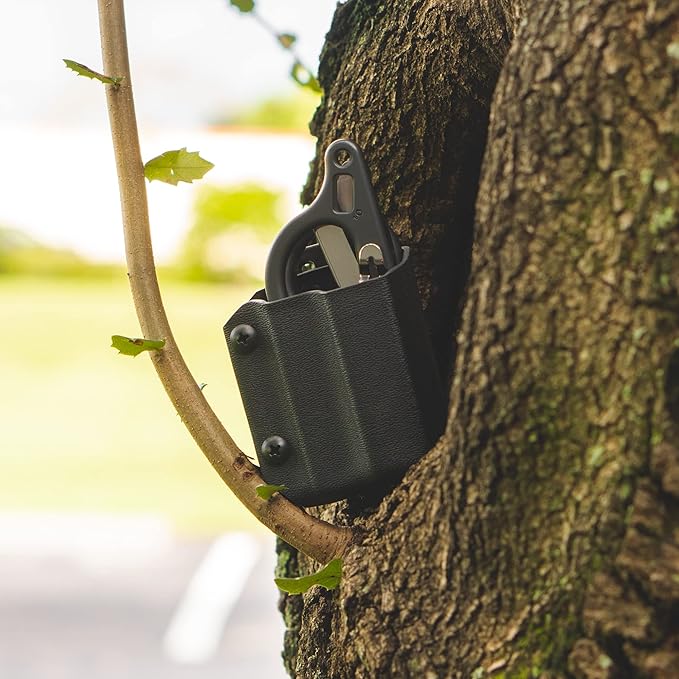 Clip & Carry Kydex Multitool Sheath for LEATHERMAN Raptor Response Trauma Shears - Made in USA (Multi-Tool not Included) EDC Multi Tool Sheath Holder Holster Cover