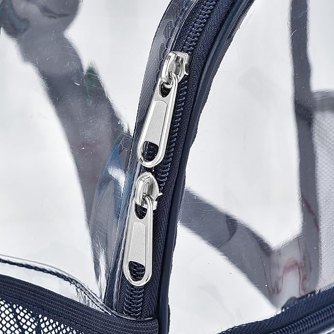 USPECLARE Clear Backpack for Stadium Approved 12×6×12, Water proof Clear Bag for Stadium Events and Concert Work Sport Event