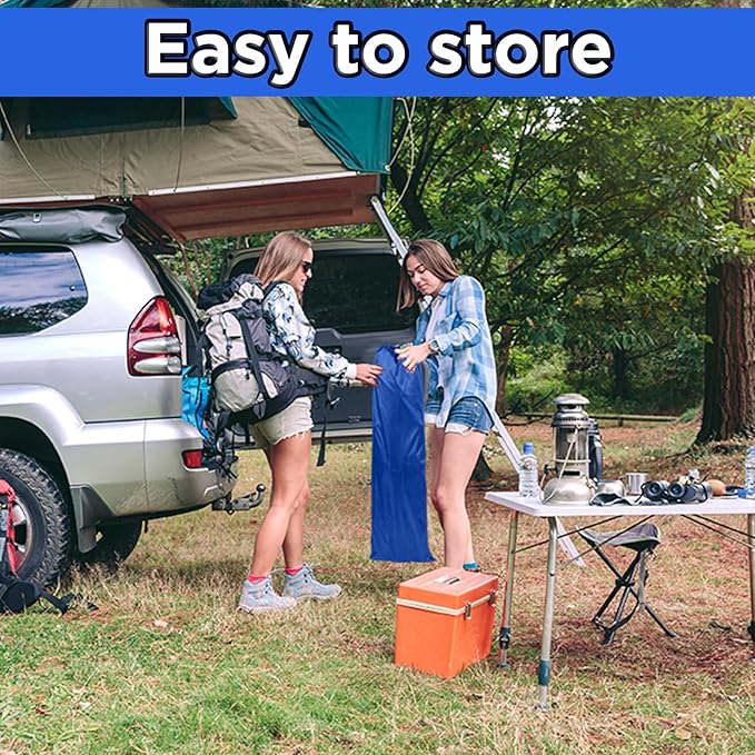 Wenqik 2 Pack 450lbs Max Load Camping Cot for Adults with Carry Bag Portable Folding Outdoor Sleeping Cot Heavy Duty Bed for Traveling Camp Military Office Nap Beach Home Lounging