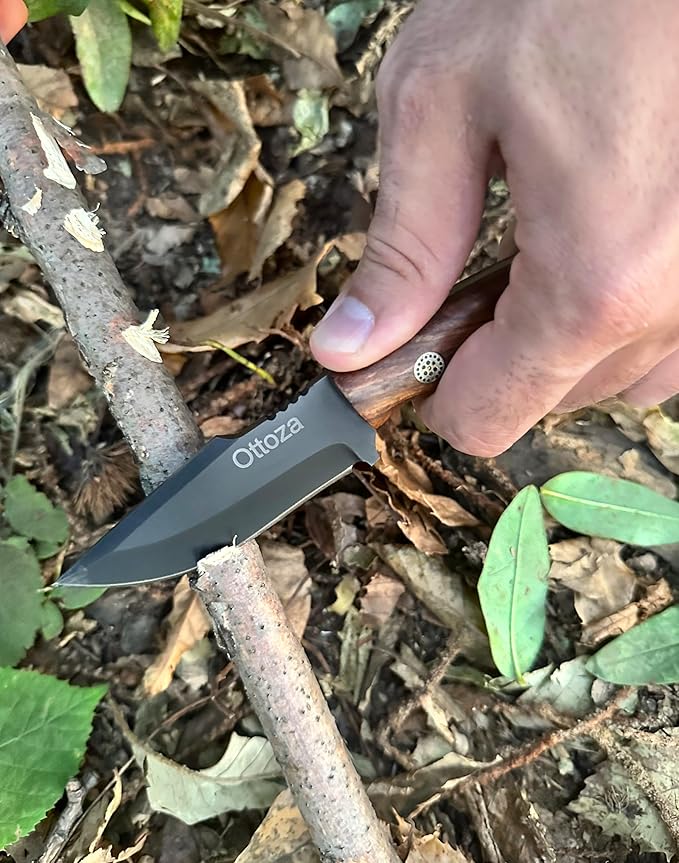 Ottoza Edc Knife 7" Small Fixed Blade Knife 365