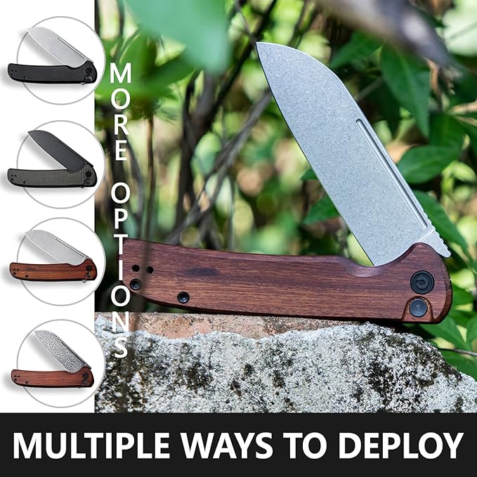 Civivi C20022-3 Chevalier Cuibourtia Wood Handle