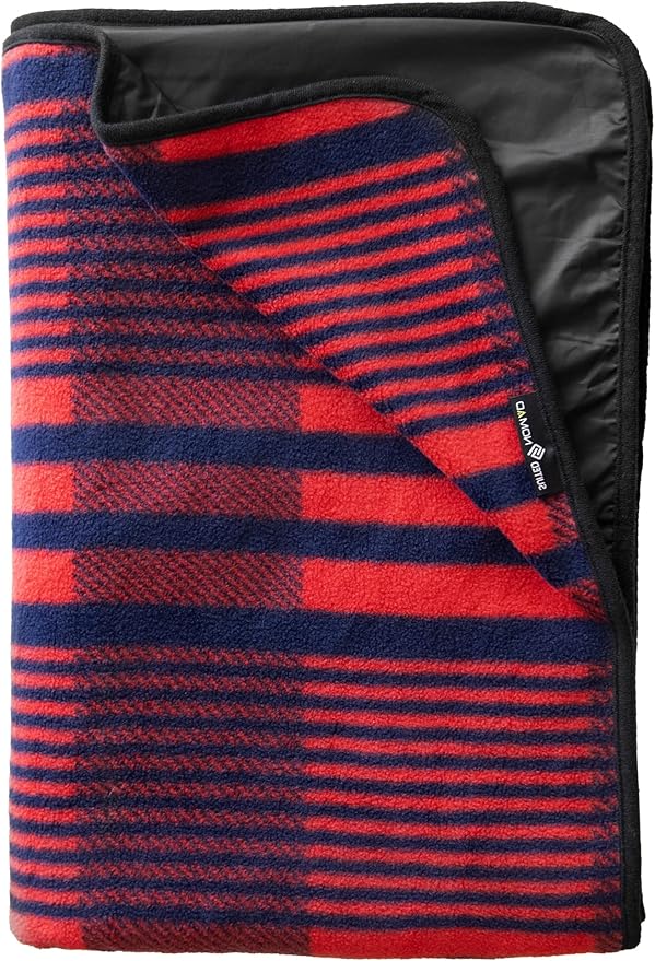 SUITEDNOMAD Large Waterproof Outdoor Stadium Blanket, Windproof and Warm Double Sided Fleece Throw, Great for Cold Weather Camping,Picnic,Sports,Festivals,Dogs