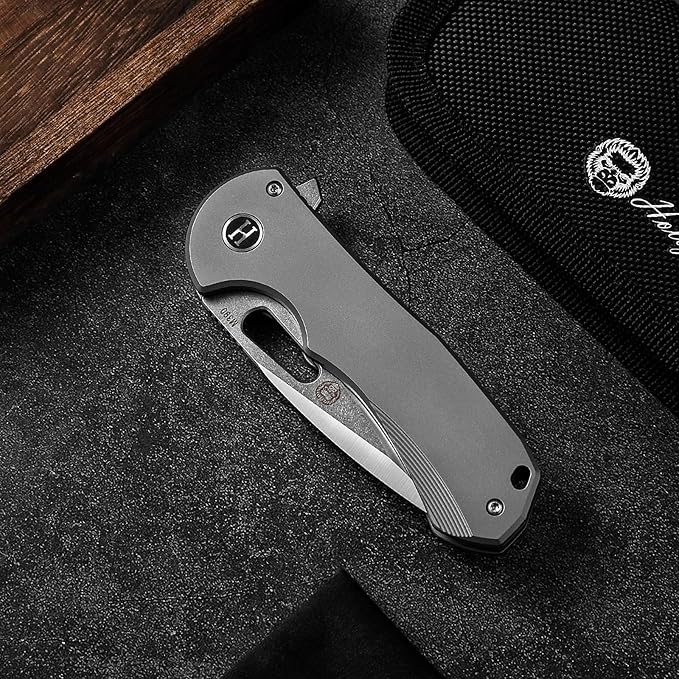 Holtzman's Gorilla Survival 'The Silverfox' M390 Steel Body Folding Knife