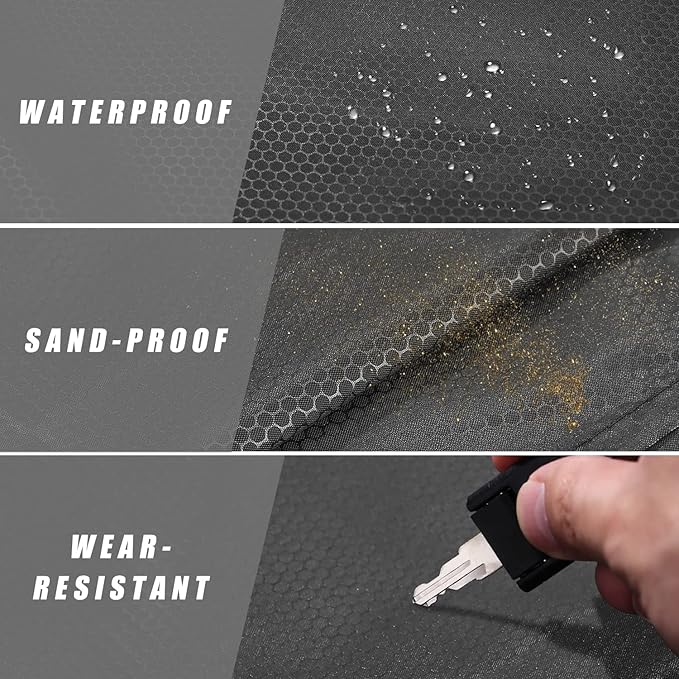 Odoland Beach Blanket Picnic Blanket, SandProof Waterproof Outdoor Pocket Blanket with Portable Bag, Foldable Lightweight Sand Free Quick Drying Beach Mat for Hiking Camping Picnics Travel Concert