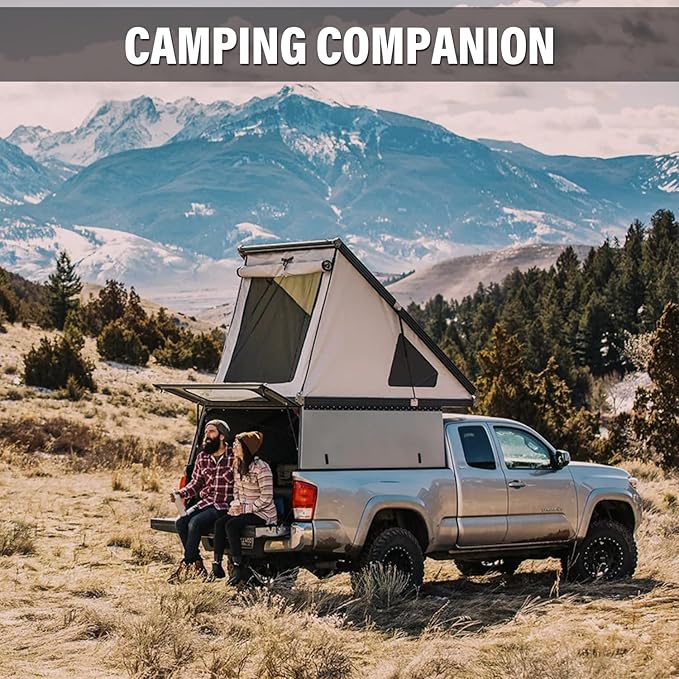 Sleeping Pad for Camping 2 Person Extra 4.7 Inch Thickness Self Inflating Mat with Pillow Built-in Foot Pump Portable Double, Grey