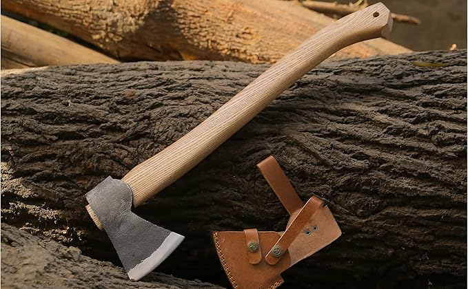 Custom Handmade High Carbon Steel Axe and Hatches Great for Camping Survival Outdoor Battle Axe Birthday Gift