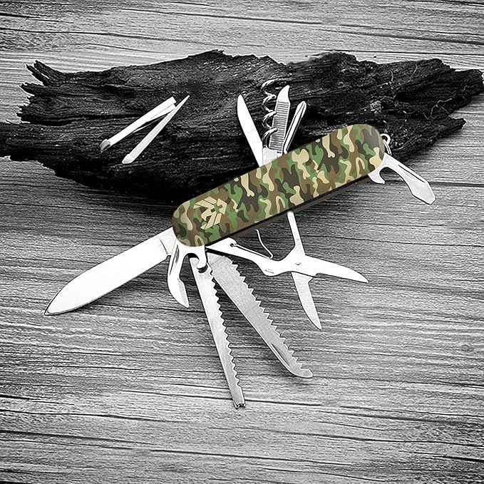 Swiss Eagle Classic Multi-Tool Army Knife - Packs 30 Tools In Your Pocket