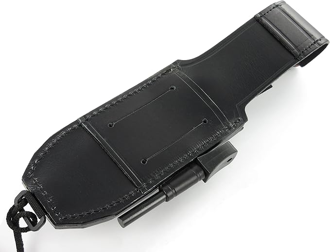 JEO-TEC Nº1 Full Tang Bushcraft Knife with Leather Sheath for Survival Hunting Camping Outdoor Activities - BOHLER N690C Stainless Steel, 4.53" Fixed Blade - Handmade