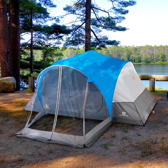 Outbound Dome Tent for Camping with Carry Bag and Rainfly, Easy Set Up & Water Resistant, 3 Season