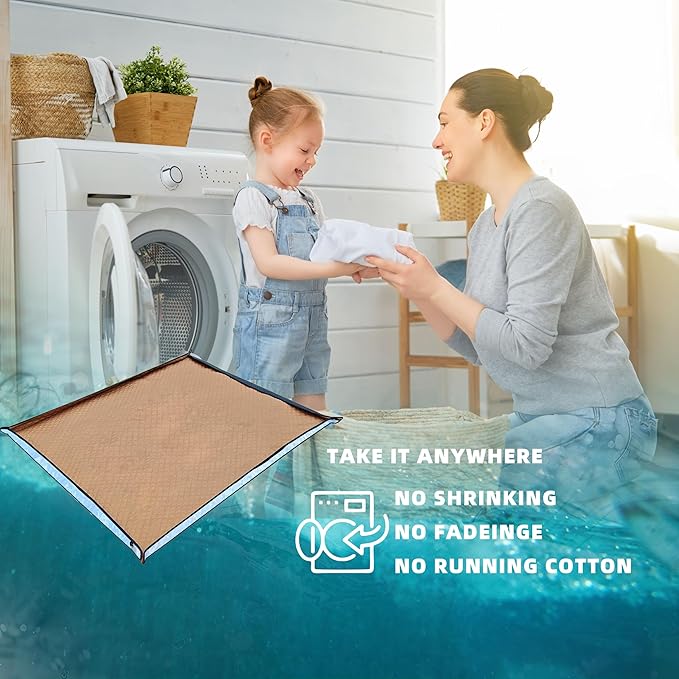 Picnic Blankets,Extra Large Waterproof Foldable,Oversized Waterproof Beach Blanket,Portable Washable Picnic Mat (Khaki 80'’*80'’)