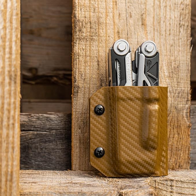 Clip & Carry Kydex Multitool Sheath for Gerber Dual-Force ~ Made in USA (Multi-Tool not Included) Multi Tool Holder Holster