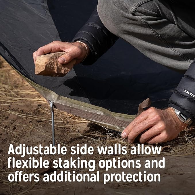 Kelty Highroads Overlanding Shelter - Universal Mount Car Camping Tent with Large Zippered Entry, Aluminum Frame, Adjustable Walls and Windows, UV Protection, Rainproof, Stuff Duffel Included, 2024