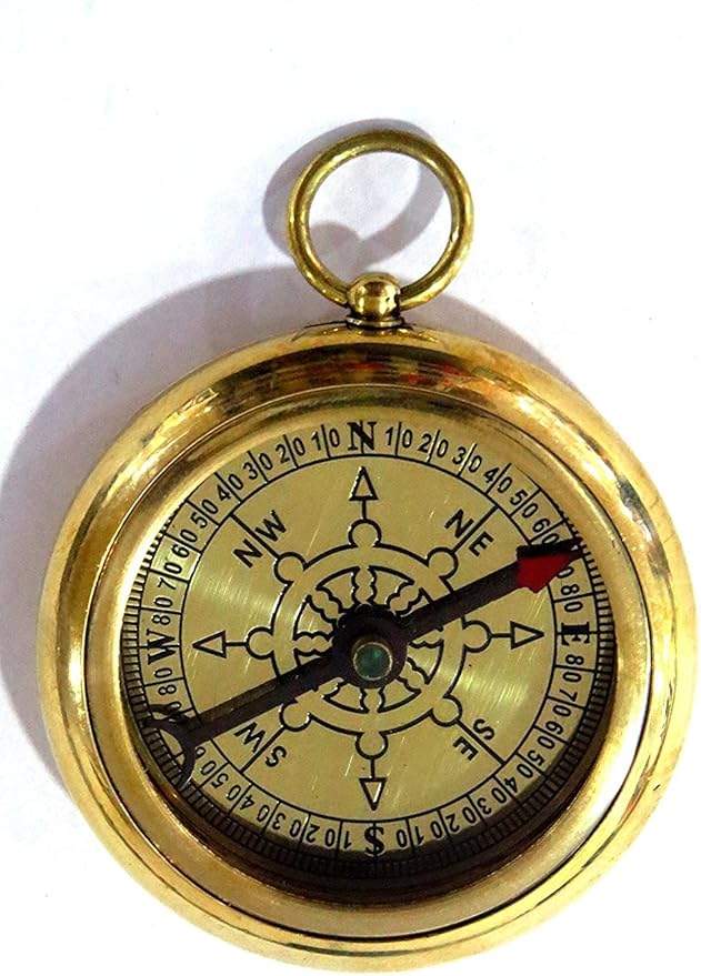 Brass Compass RMS Titanic 1912 Brass Pocket Gift Beautiful Working Model