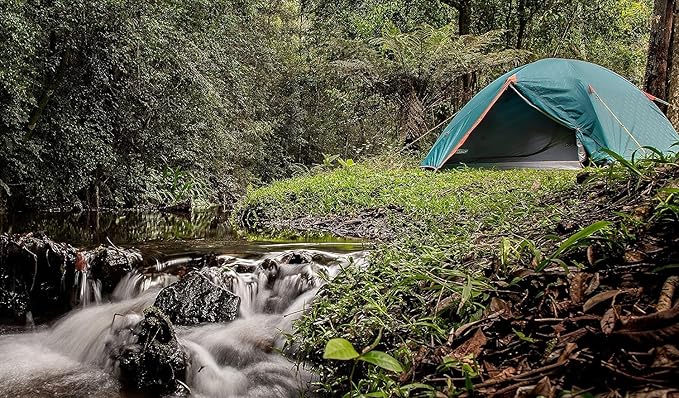 NTK Colorado GT 2/4/6/8 Person Outdoor Dome Family Camping Tent 100% Waterproof, Easy Assembly, Durable Fabric Full Coverage Rainfly - Micro Mosquito Mesh