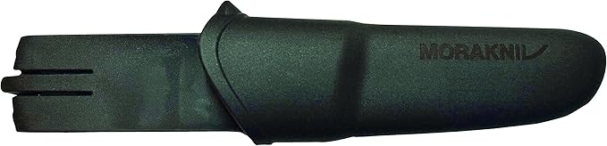 Morakniv Craftline Electrician Trade Knife with Sandvik Stainless Steel Blade and Plastic Sheath, 1.3-Inch