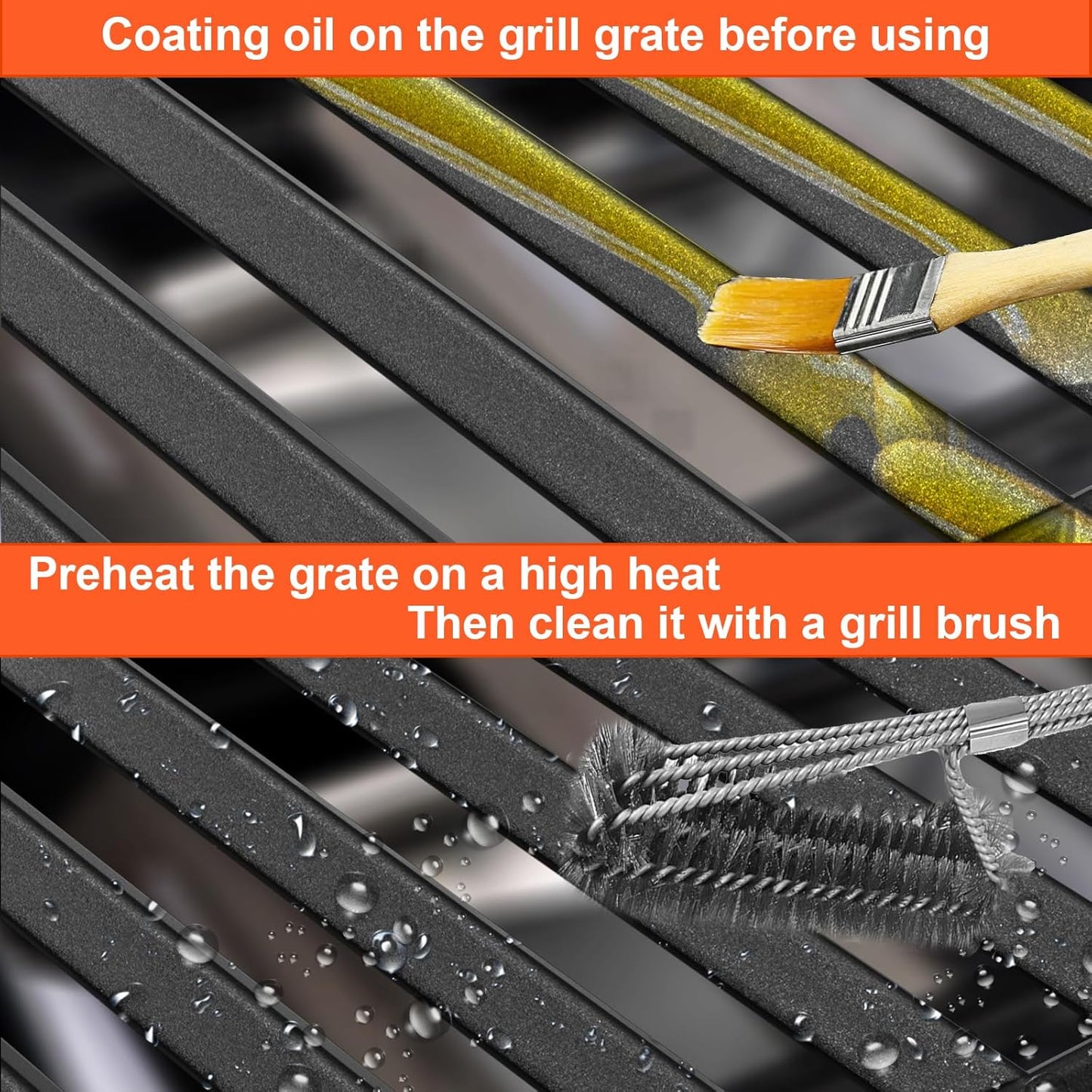 17" Grill Part Kit for Charbroil Performance 2 Burner 463630021 463660421 463655021 463630422 463655421,Grill Grates/Heat Plates/Burners/Adjustable Crossover/Tube/Ignition for Charbroil Grills