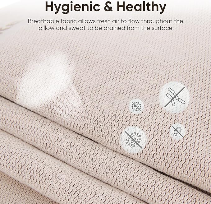 Naturehike Camping Pillow Protectors Cover Case, 20×14in, Soft Touch, Skin-Friendly, Removable, Machine Washable, Fade Resistant, Durable (Grey)