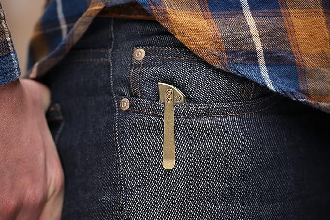 DROP Massdrop + Gavko Thresher Titanium Frame Lock Pocket Knife