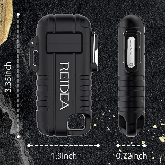REIDEA Lighter Q5 Flexible Electric Lighter, USB Rechargeable Windproof Waterproof Flameless Arc Lighter for Candle, Aromatherapy, Camping, BBQ, and More