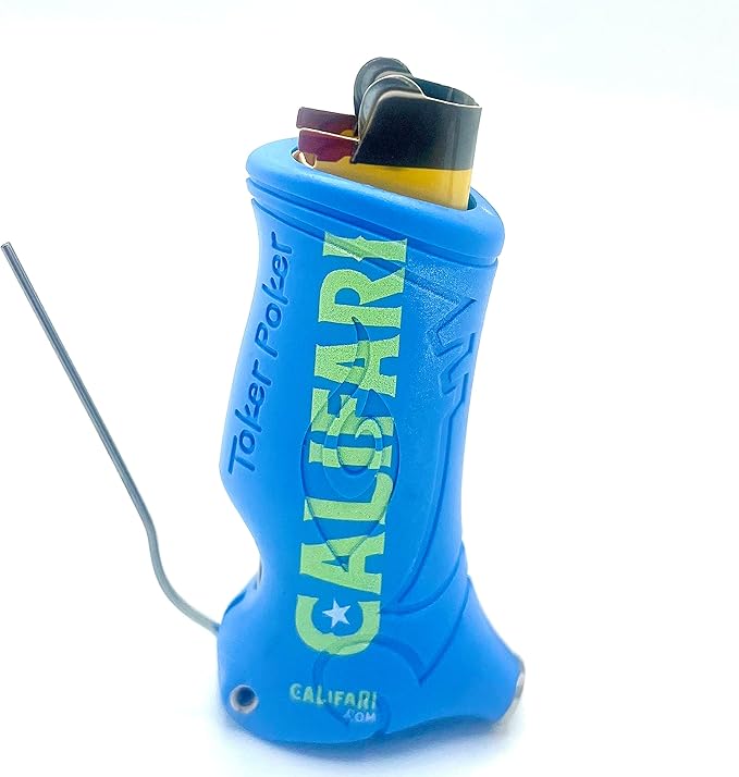 Califari's Toker Poker® - Bic Lighter Sleeve Case Cover Multi Tool, Strain Art Collection, All Inclusive Lighter Holder Tool for Camping Pipe Cleaning & More (Northern Lights)