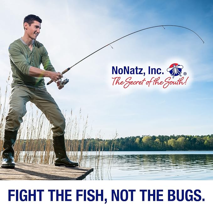 No Natz Botanical Bug Repellent, Effective for Gnat, Mosquito, and Biting Flies, Hand-Crafted and DEET-Free, Non-Greasy Formula, 2 Ounce Spray Bottle, 3-Pack