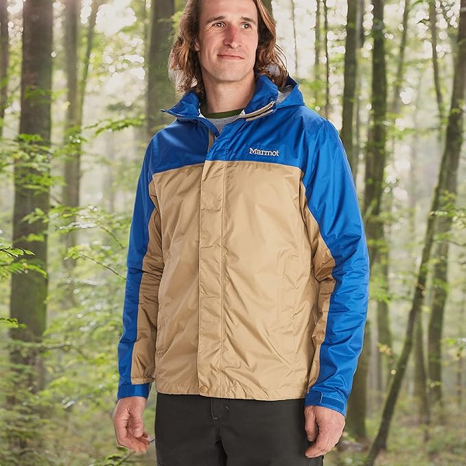 MARMOT Men's Precip Eco Waterproof Rain Jacket - 100% Recycled, Breathable, Lightweight, Packable Raincoat