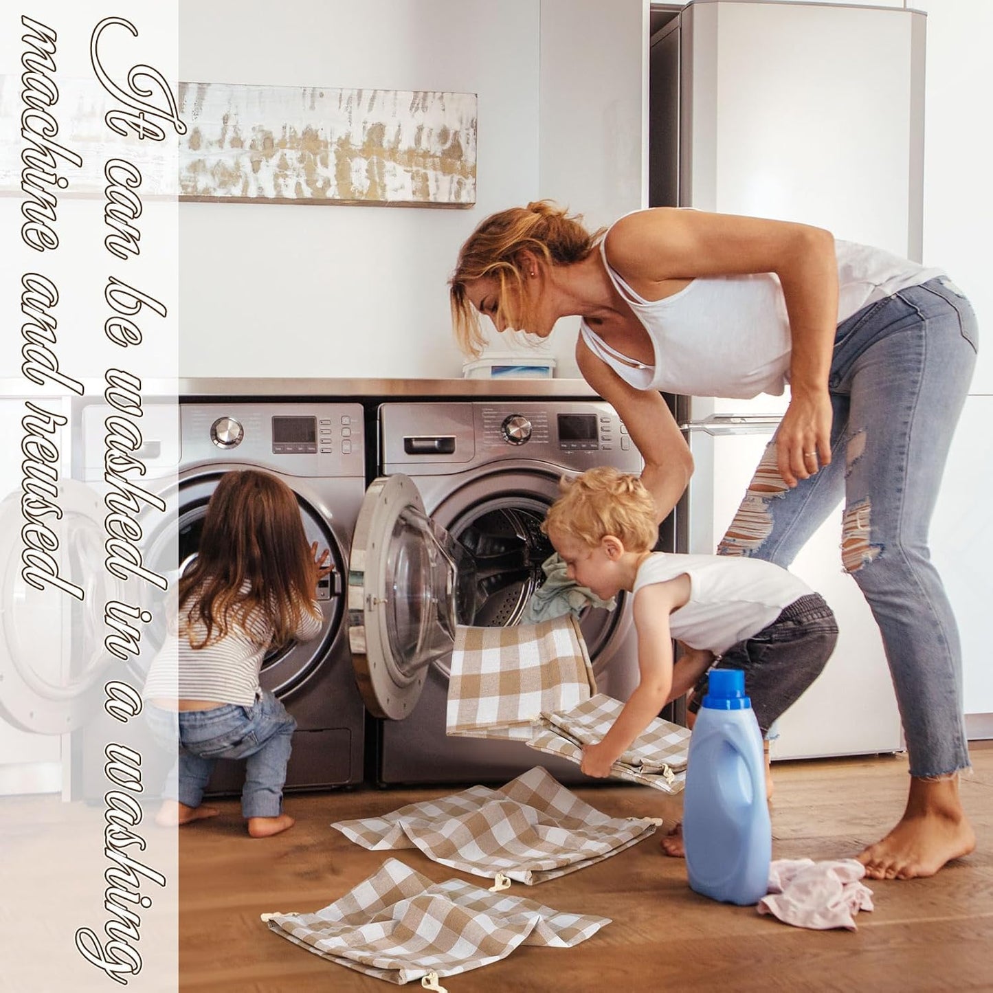 2 Pcs Lined Bread Bags for Homemade Sourdough Bread Reusable Storage Bag with Plastic 13 * 17 Inch Lined Saver Container Bag Cotton Homemade Bags(Classic Style)