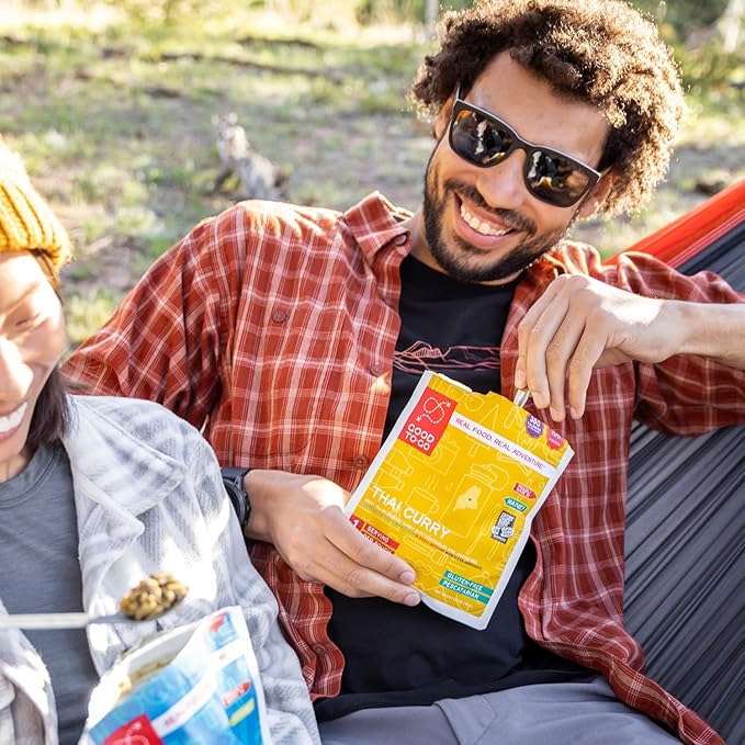 GOOD TO-GO Thai Curry | Camping Food, Backpacking Food | Just Add Water Meals, Backpacking Meals | Dehydrated Meals Taste Better Than Freeze Dried Meals