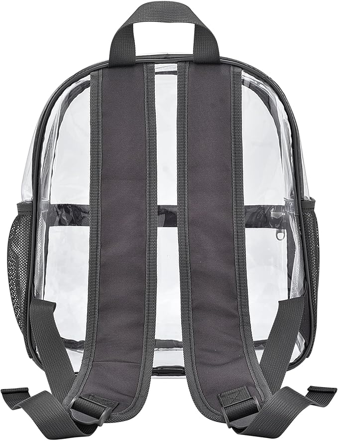 USPECLARE Clear Backpack for Stadium Approved 12×6×12, Water proof Clear Bag for Stadium Events and Concert Work Sport Event