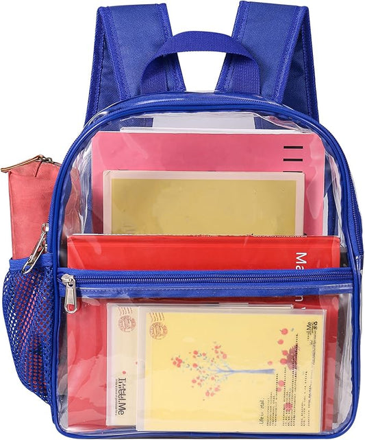 USPECLARE Clear Backpack for Stadium Approved 12×6×12, Water proof Clear Bag for Stadium Events and Concert Work Sport Event