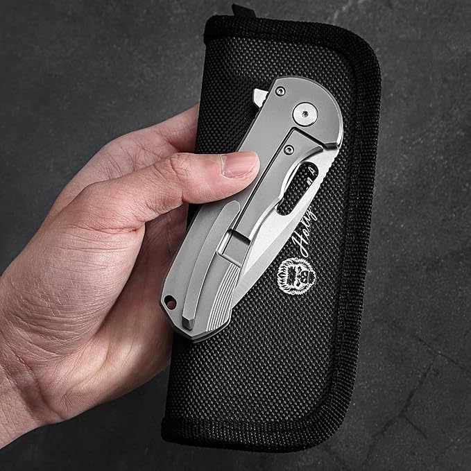 Holtzman's Gorilla Survival 'The Silverfox' M390 Steel Body Folding Knife