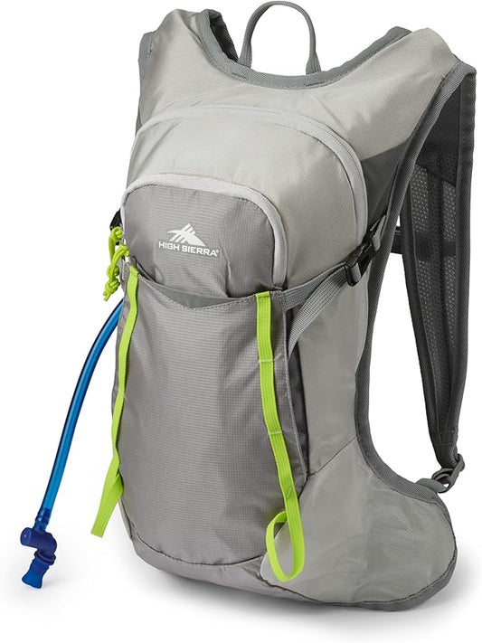High Sierra Hydrahike 2.0 Hydration Backpack with 2L Water Bladder for Running, Hiking, Camping, or Cycling