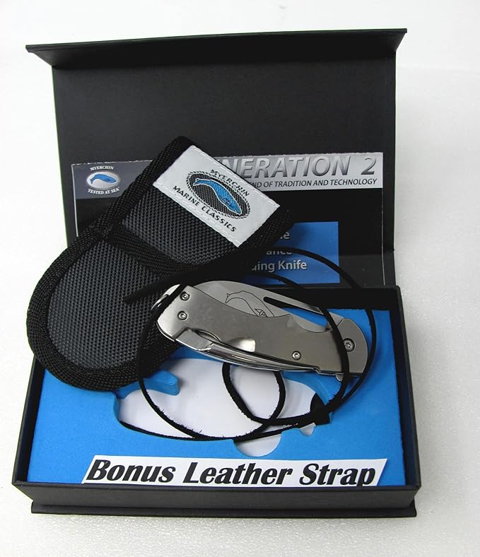 Myerchin Offshore Professional Crew Knife Standard Blade TF377 Generation 2 Titanium