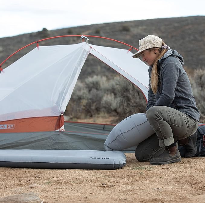 AMPEX Camping Sleeping Pad, Lightweight Portable Insulated Camping Mat Inflatable Sleeping Pads Compact Camping Backpacking Hiking Travel (Reg Size)