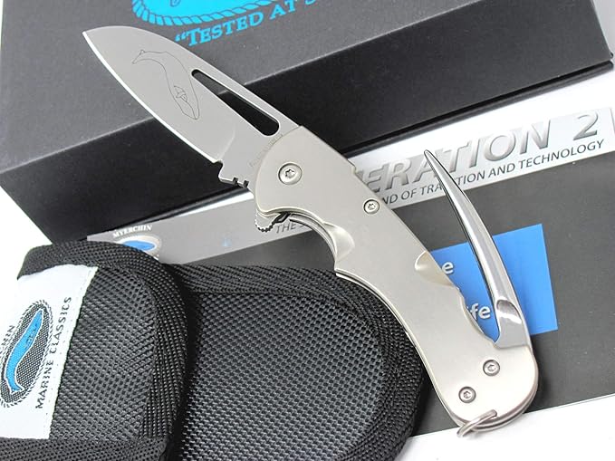 Myerchin Offshore Professional Crew Knife Standard Blade TF377 Generation 2 Titanium