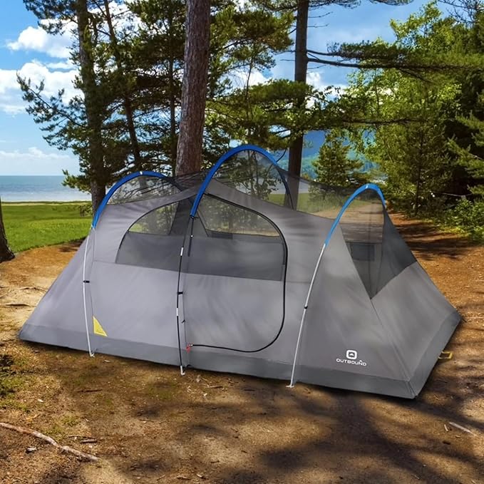 Outbound Dome Tent for Camping with Carry Bag and Rainfly, Easy Set Up & Water Resistant, 3 Season