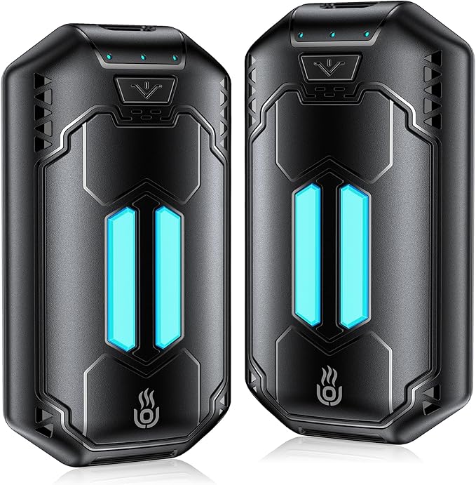 AI Hand Warmers Rechargeable 2 Pack, 6000mAh Electric Hand Warmers with 3 Heat Settings 20Hrs Long Lasting Portable Pocket Heater for Outdoor Camping, Hunting, Golf, Winter Gifts