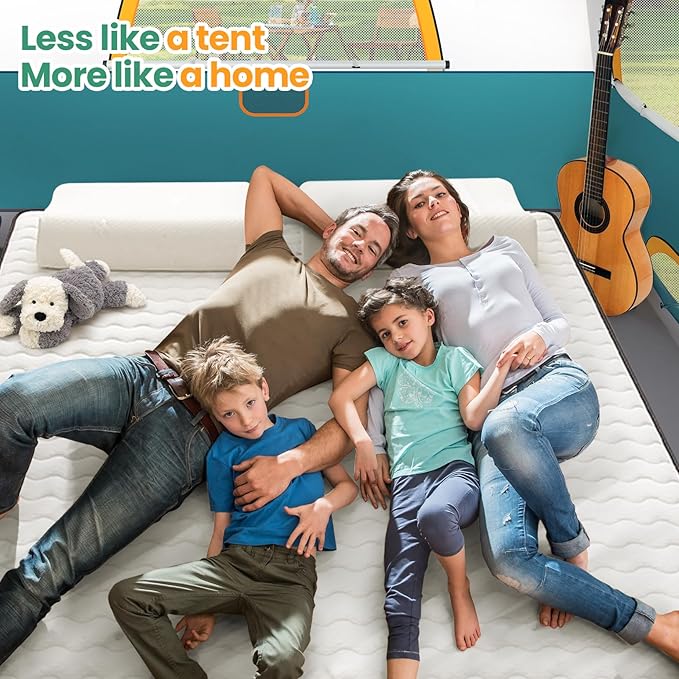 COBIZI Camping Tent, 4/6 Person Easy Setup Waterproof Windproof Backpacking Tent with Removable Rainfly, Lightweight Portable Outdoor Family Tents for Camping, Travel, Fishing, Hiking, Scouts